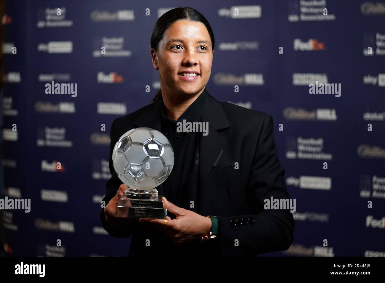 Sam kerr footballer of the year 2023 hi-res stock photography and
