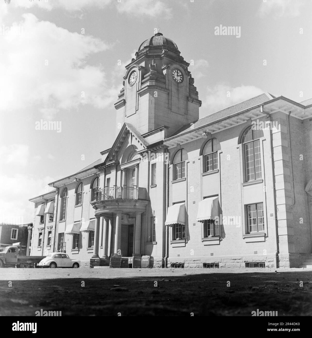 Colin Webb Hall, University of Natal in 1957, now know as The University of KwaZulu-Natal, Pietermaritzburg, South Africa. Stock Photo