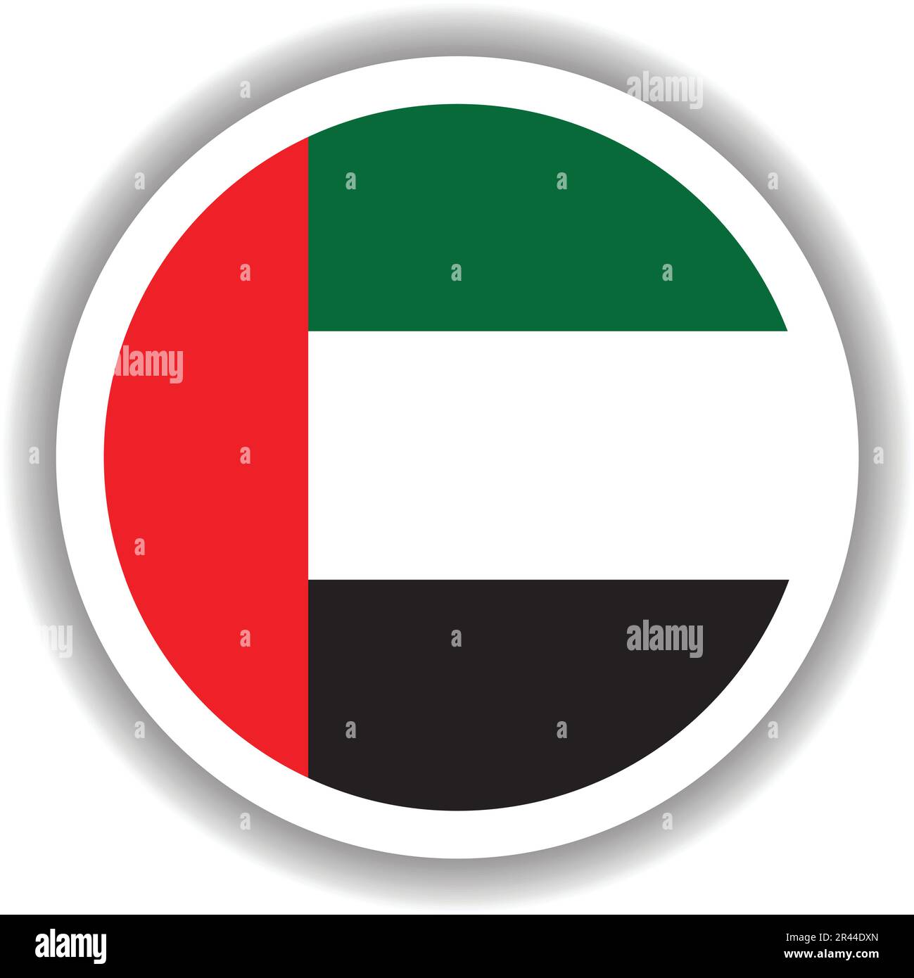 UAE flag round shape Stock Vector Image & Art Alamy