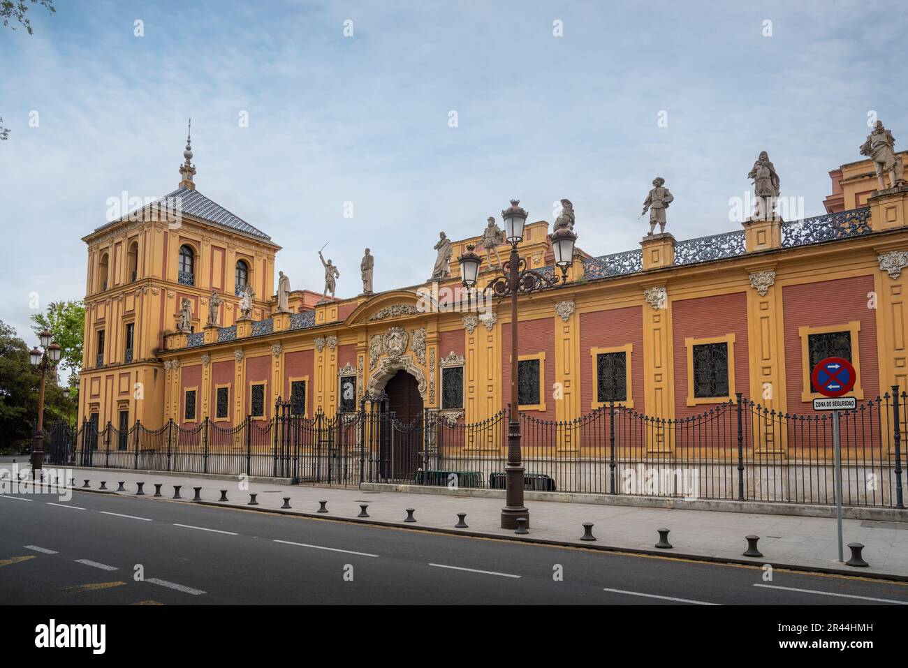 Palace of San Telmo - Andalusian Autonomous Government Presidency Building - Seville, Andalusia, Spain Stock Photo