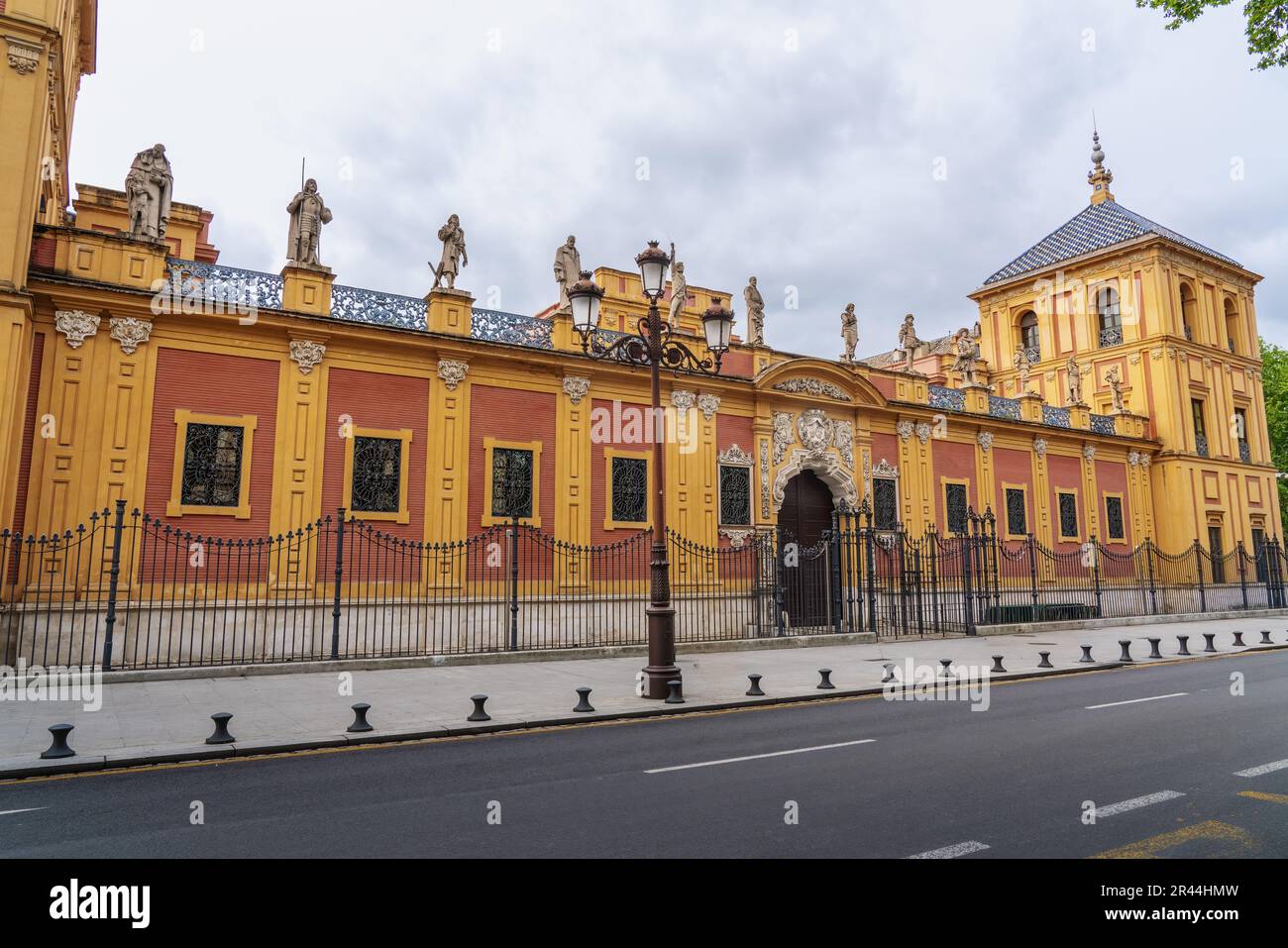 Palace of San Telmo - Andalusian Autonomous Government Presidency Building - Seville, Andalusia, Spain Stock Photo