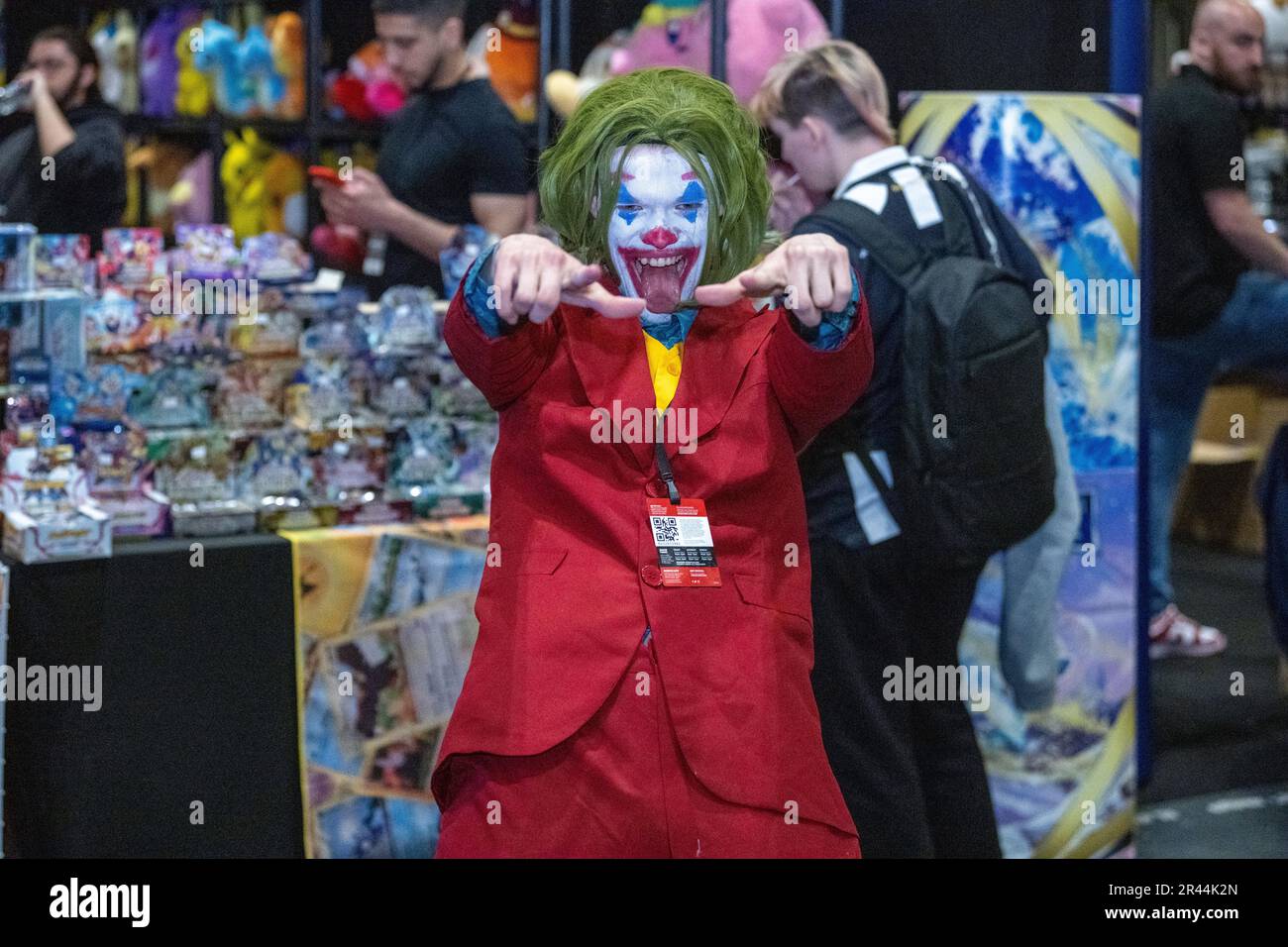 London, UK. 26th May, 2023. MCM Comic Con Excel Centre London an epic three-day celebration of all things pop culture. with celebrity guests, panels and gaming Credit: Ian Davidson/Alamy Live News Stock Photo
