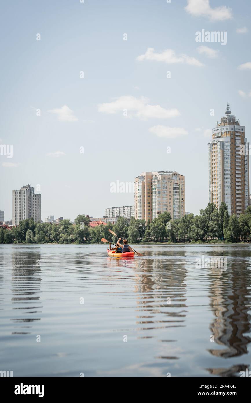 Adult active couple riverside hi-res stock photography and images - Alamy