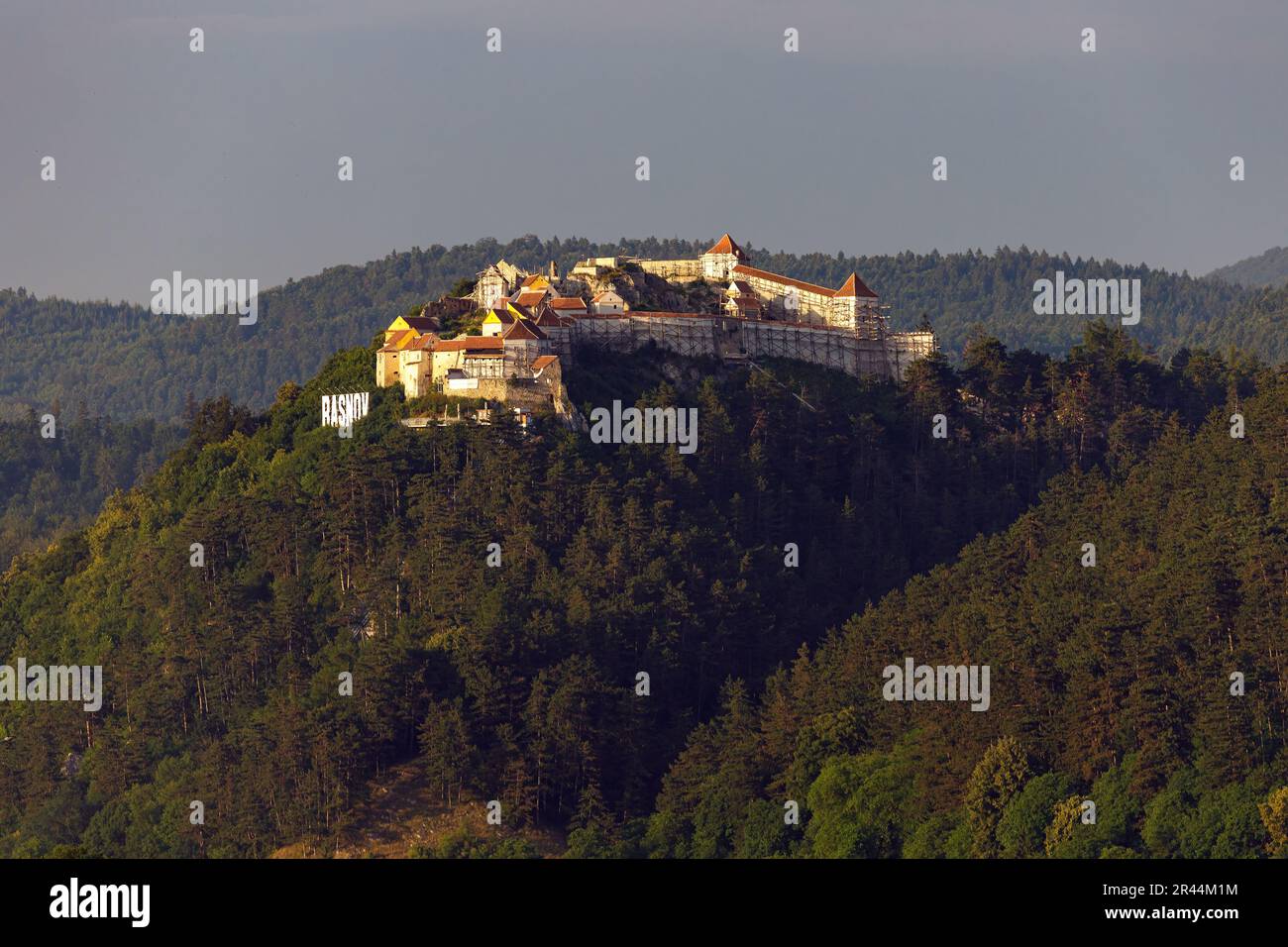 The Rasnov Castle in romania Stock Photo - Alamy