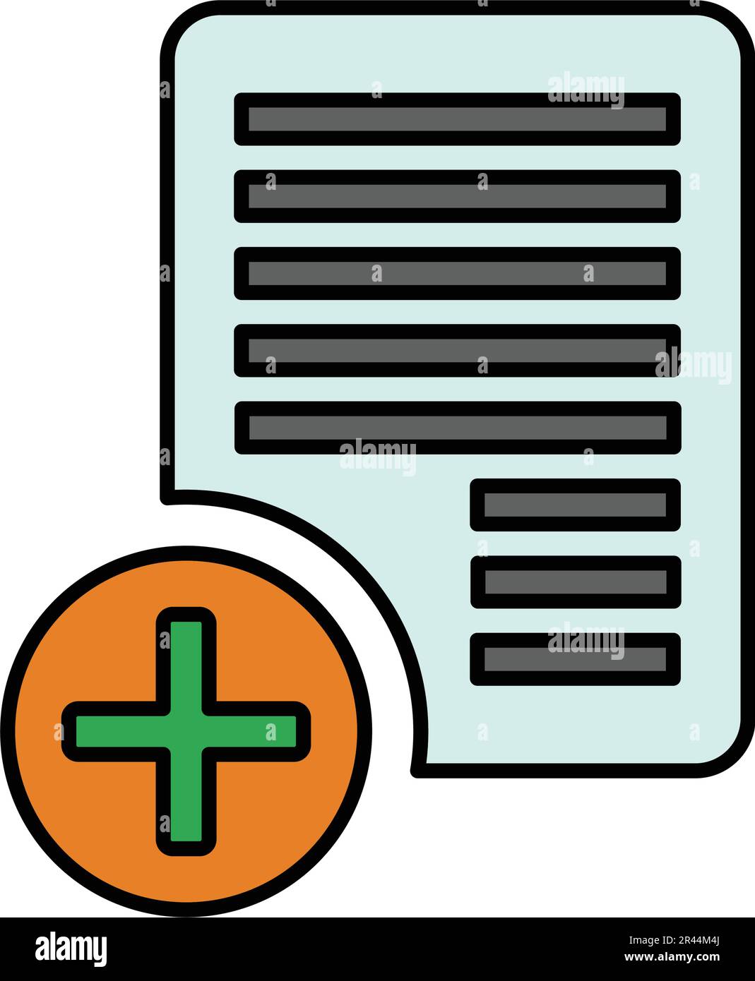 Add file icon Cut Out Stock Images & Pictures - Alamy
