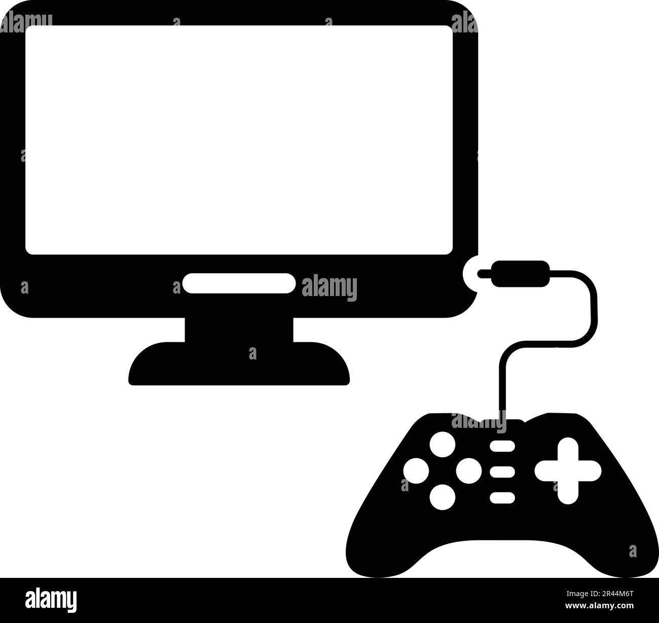 Controller icon Black and White Stock Photos & Images Alamy