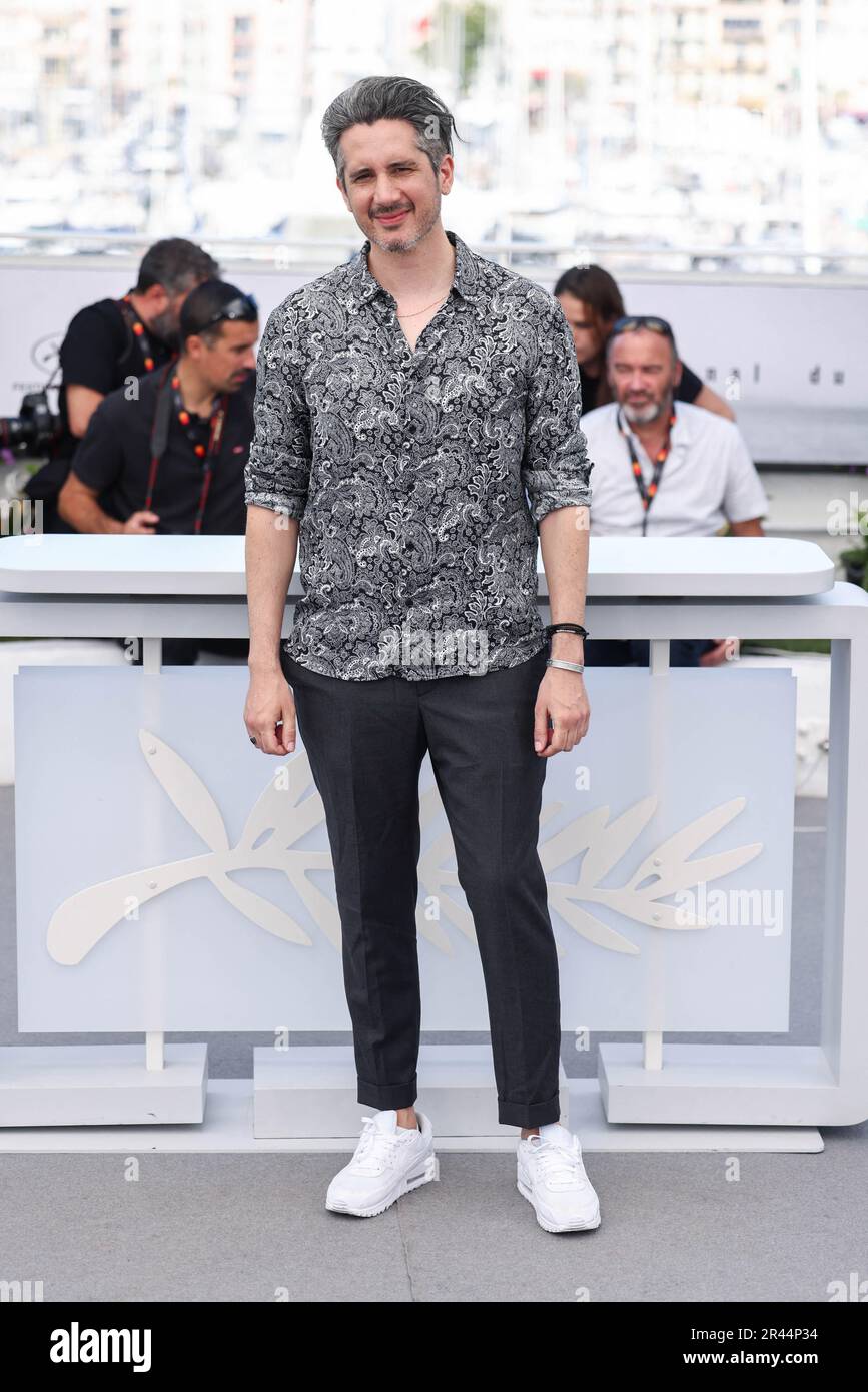 Cannes, France. 26th May, 2023. Jean-Benard Marlin attending the Salem  photocall at the 76th annual Cannes film festival at Palais des Festivals  on May 26, 2023 in Cannes, France. Photo by David