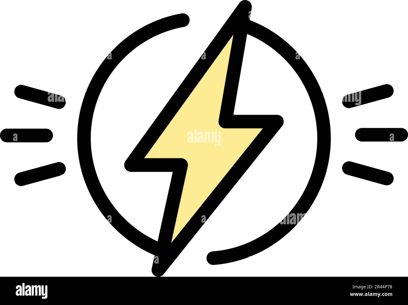 Light realization icon. Outline Light realization vector icon for web ...
