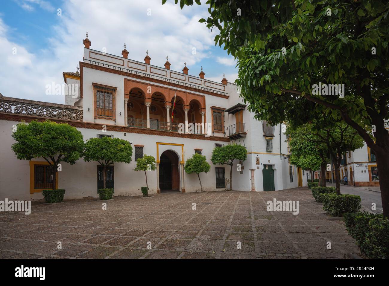 Casa de Pilatos (Pilates House) Palace Facade - Seville, Andalusia, Spain Stock Photo
