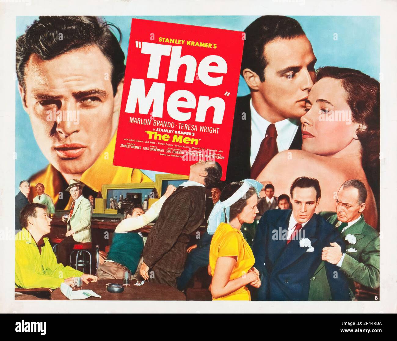 MARLON BRANDO in THE MEN (1950), directed by FRED ZINNEMANN. Credit