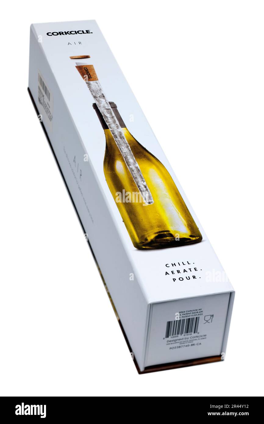 https://c8.alamy.com/comp/2R44Y12/corkcicle-air-wine-aerator-and-chiller-with-pour-through-lid-2R44Y12.jpg