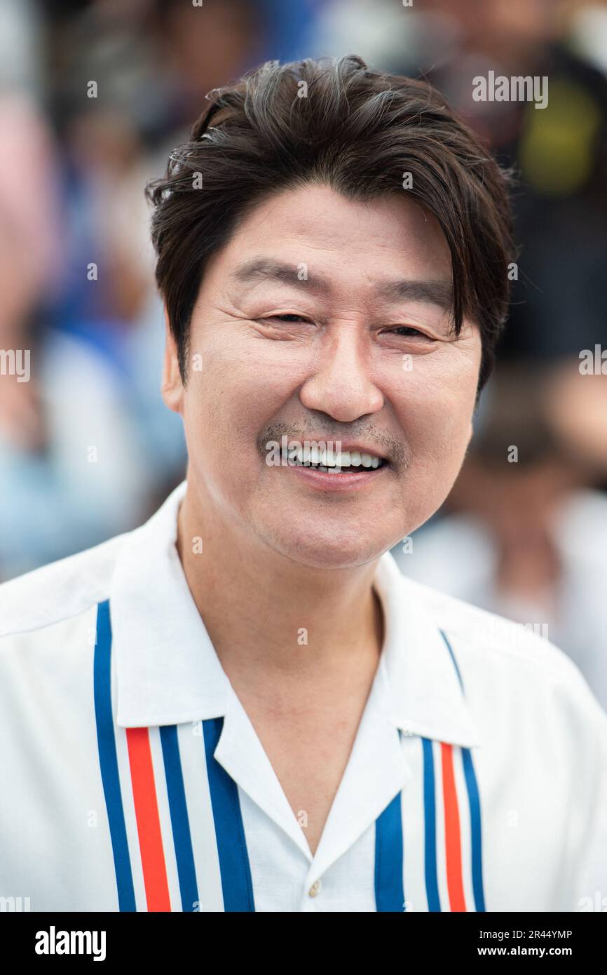 Cannes, France. 26th May, 2023. Song Kang-ho Attending The Cobweb (Dans ...