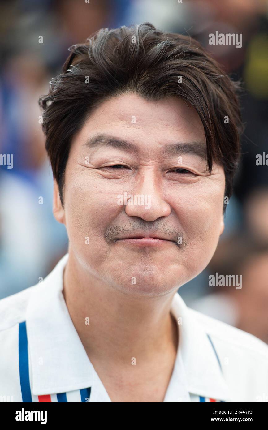 Cannes, France. 26th May, 2023. Song Kang-ho Attending The Cobweb (Dans ...