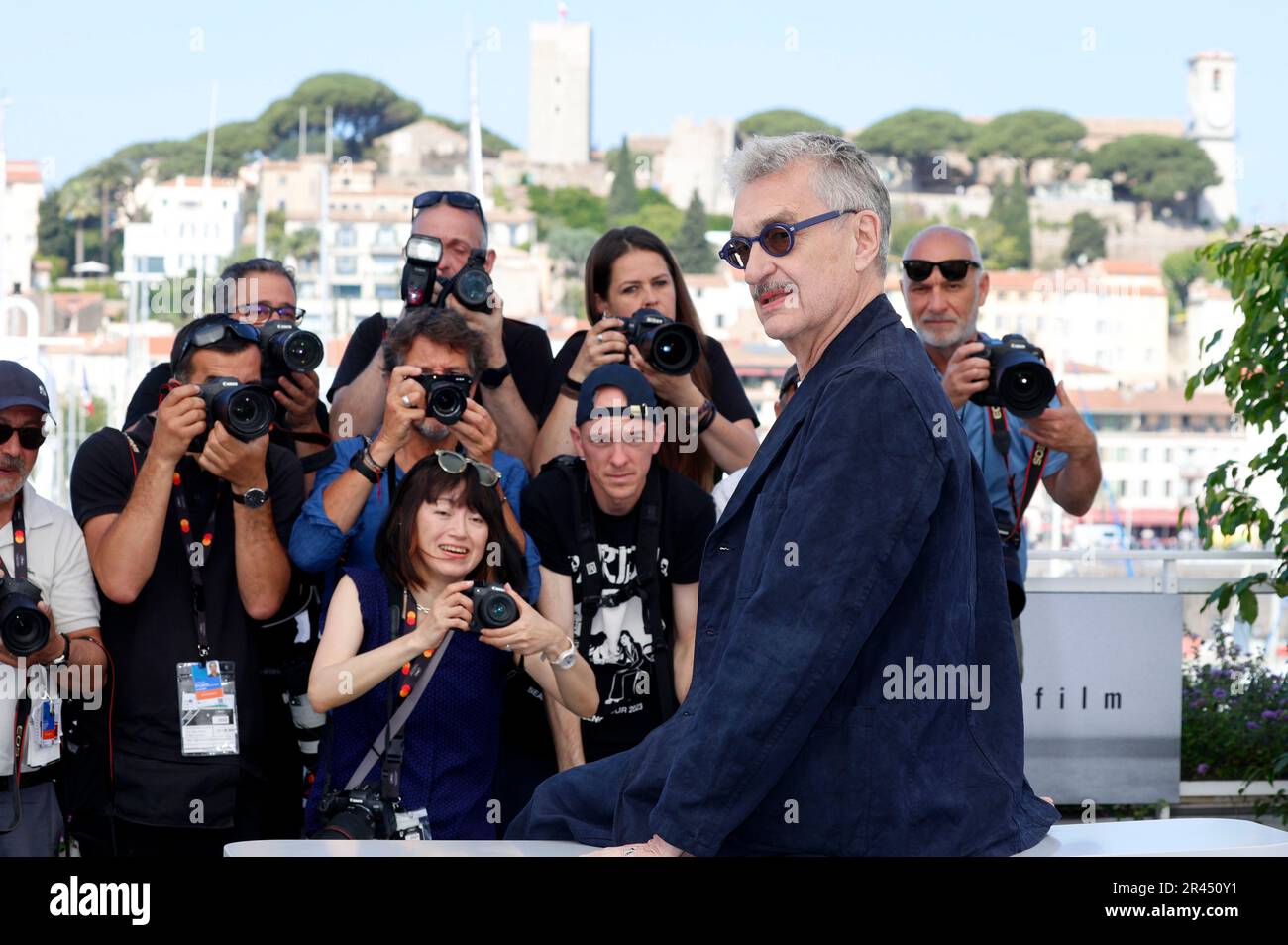Wim Wenders beim Photocall zum Kinofilm 'Perfect Days' auf dem Festival