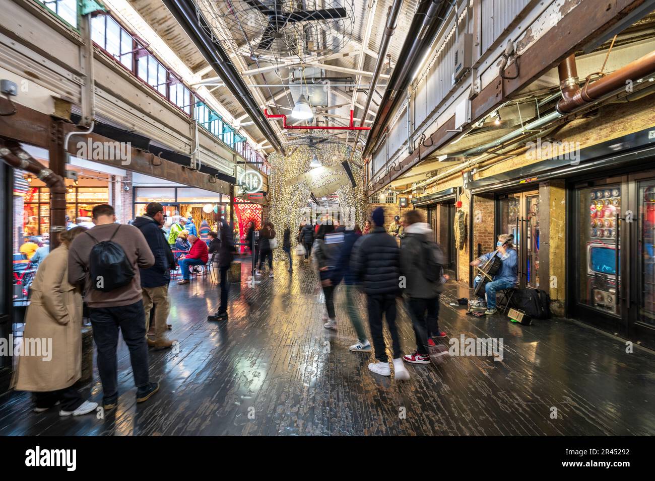 Chelsea market sky bridge hi-res stock photography and images - Alamy