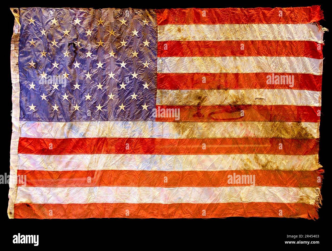 The United States flag from Ground Zero on 9/11. The September 11, 2001 terrorist attacks were the most lethal terrorist attack in history, taking the lives of 3,000 Americans and international citizens and ultimately leading to far-reaching changes in anti-terror approaches and operation in the U.S. and around the globe. Galvanized by the unprecedented terrorist attack, the FBI responded in an unprecedented fashion. Stock Photo