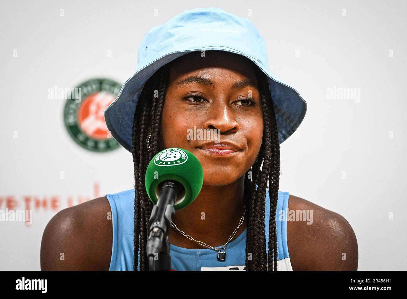 Coco GAUFF of United States during RolandGarros 2023, Grand Slam