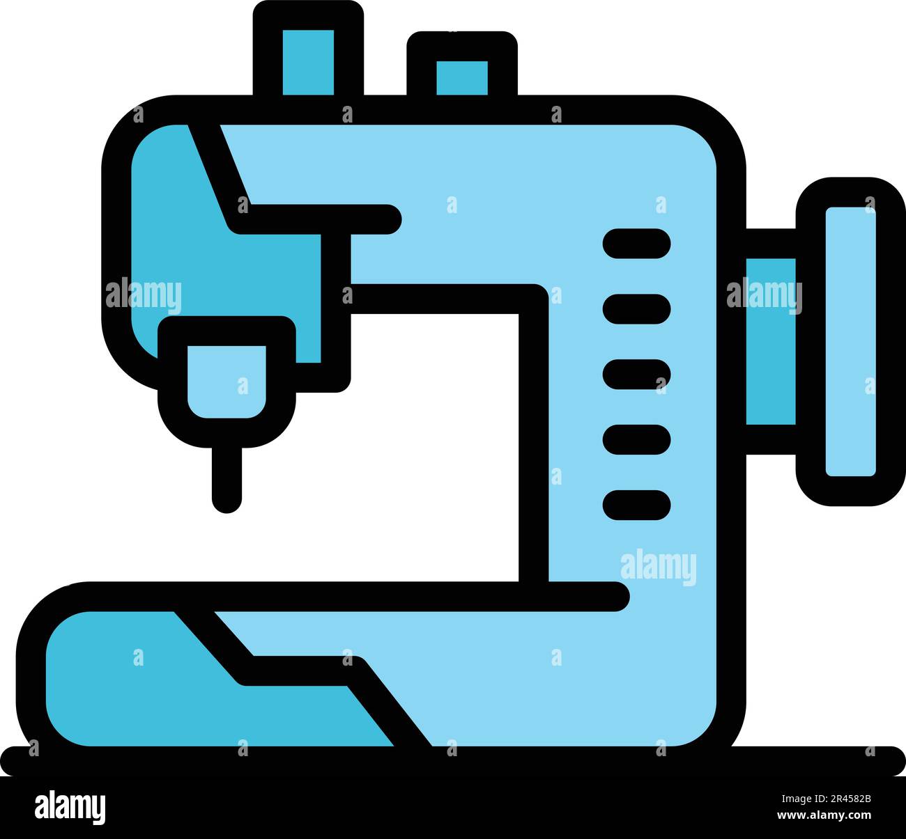 Sewing machine icon. Outline Sewing machine vector icon for web design ...