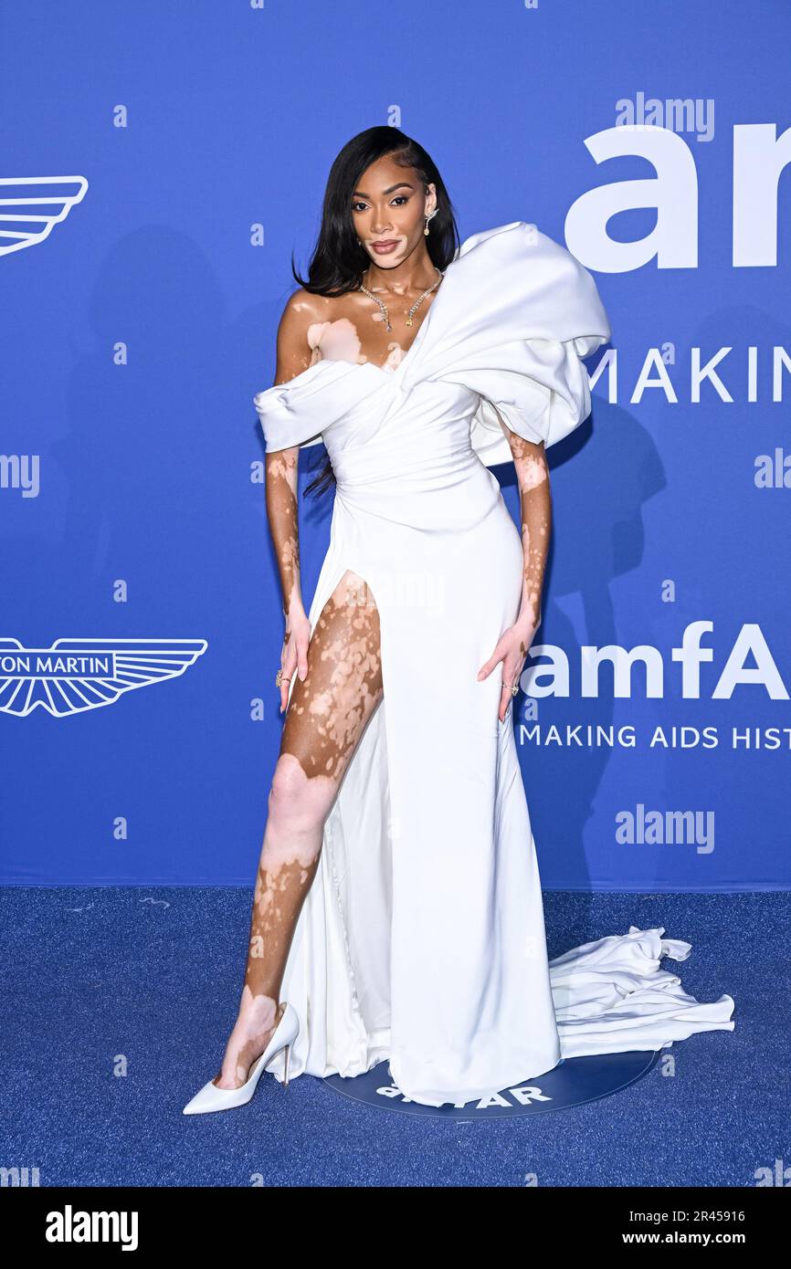 Winnie Harlow 76th Cannes Film Festival Backdrop amfAR part 3 Cannes(02)