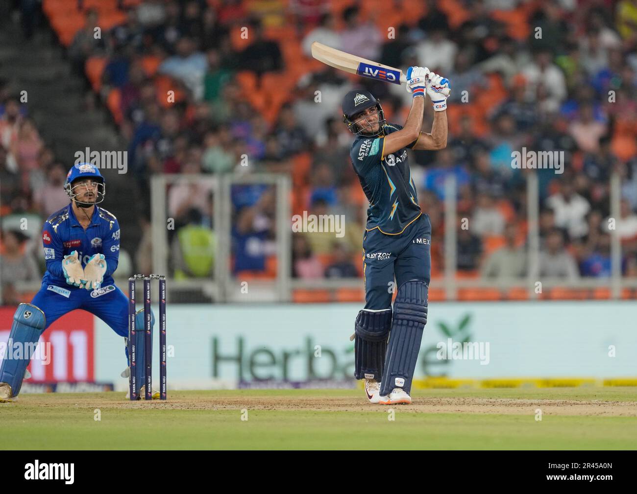 Shubman Gill Hits Boundary Gujarat Titans The Weight of the Captaincy