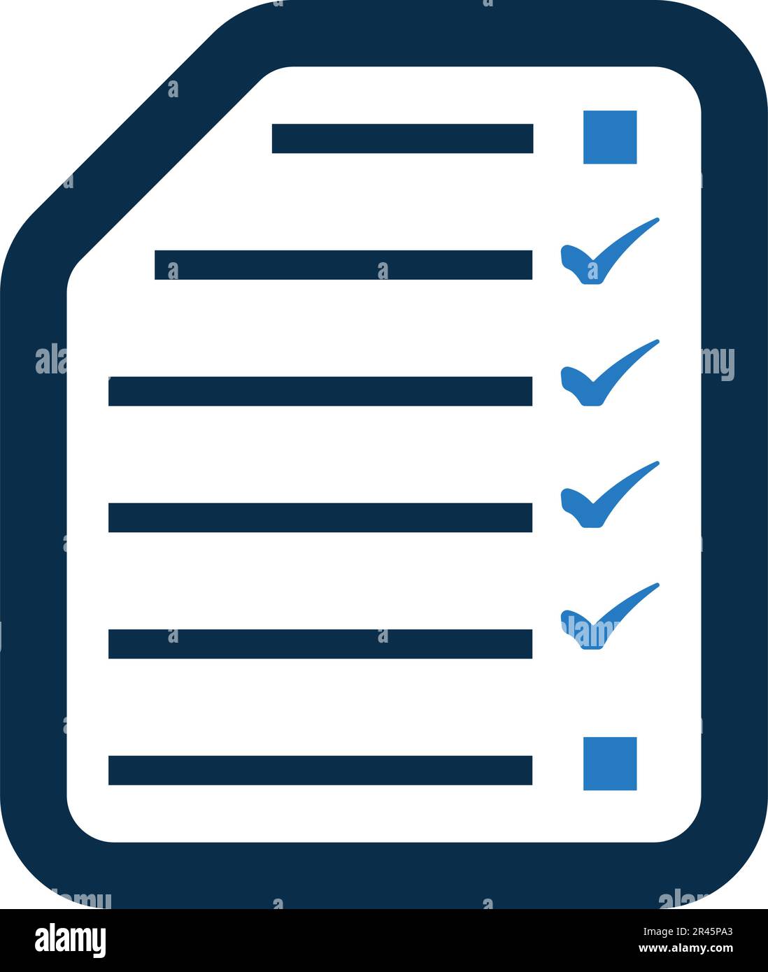 Audit, checklist icon. Commercial use, printed files and presentations, Promotional Materials, web or any type of design project. Stock Vector