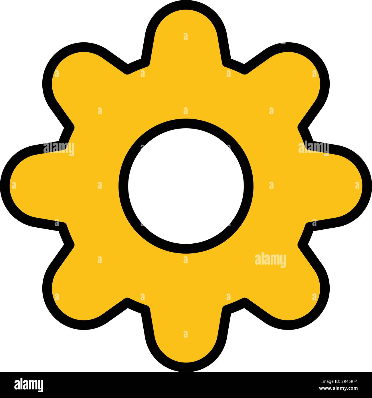Configuration, gear, options, settings icon - Perfect use for printed files and presentations, designing and developing websites, promotional material Stock Vector
