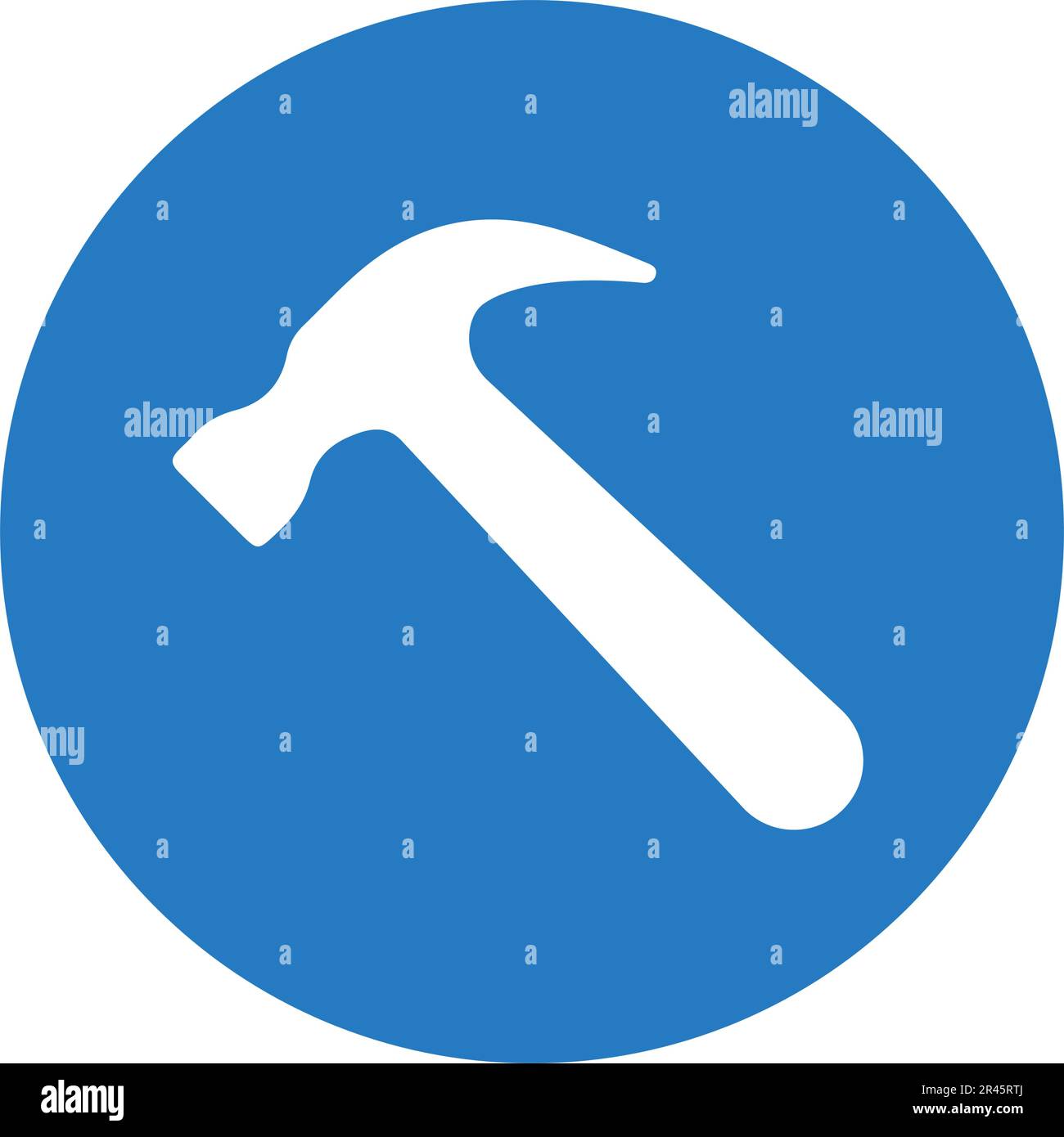 Hammer, repair, tools icon. Use for designing and developing websites, commercial purposes, print media, web or any type of design task. Stock Vector