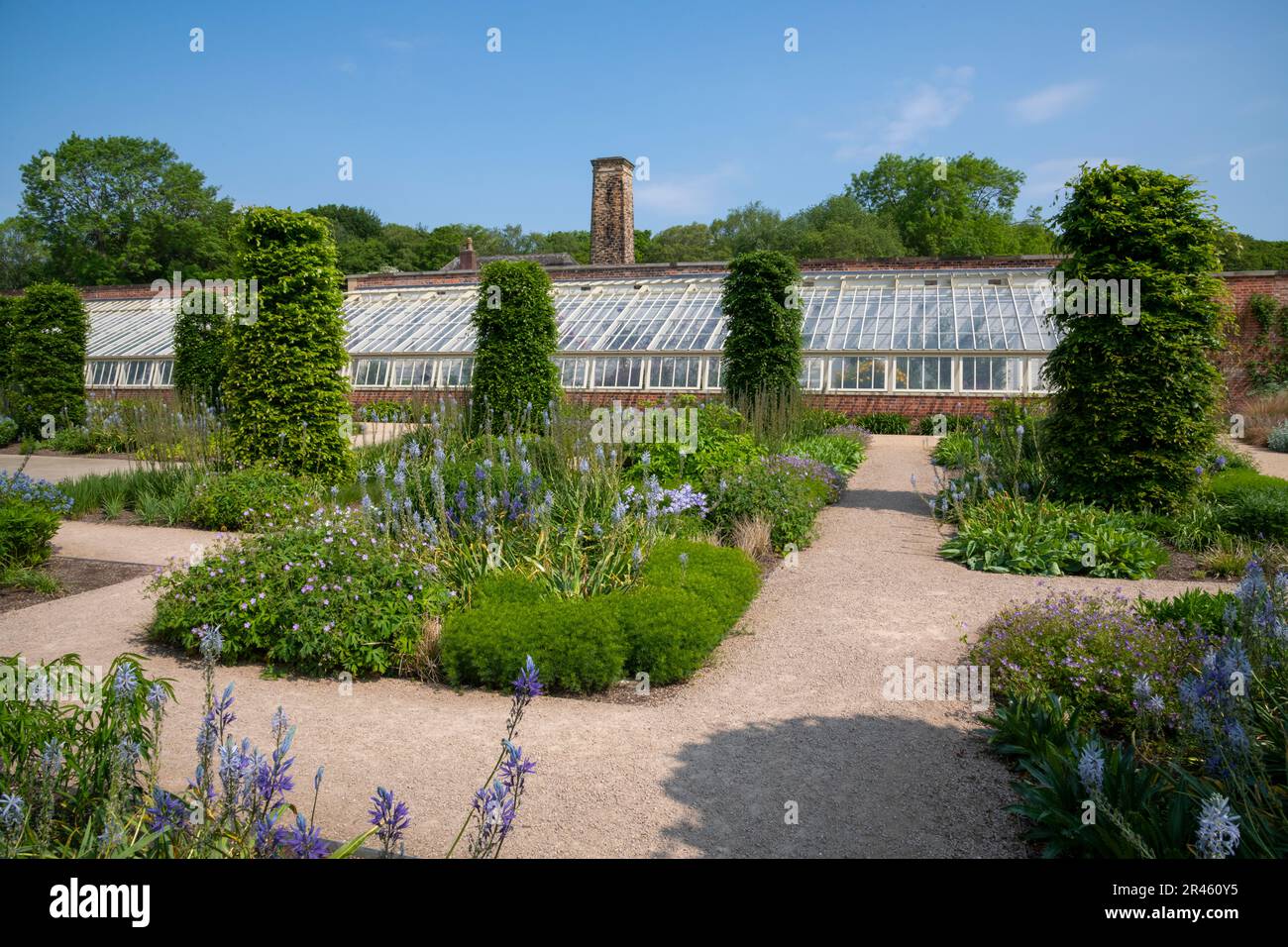 The Paradise garden at RHS Bridgewater, Worsley Greater Manchester ...