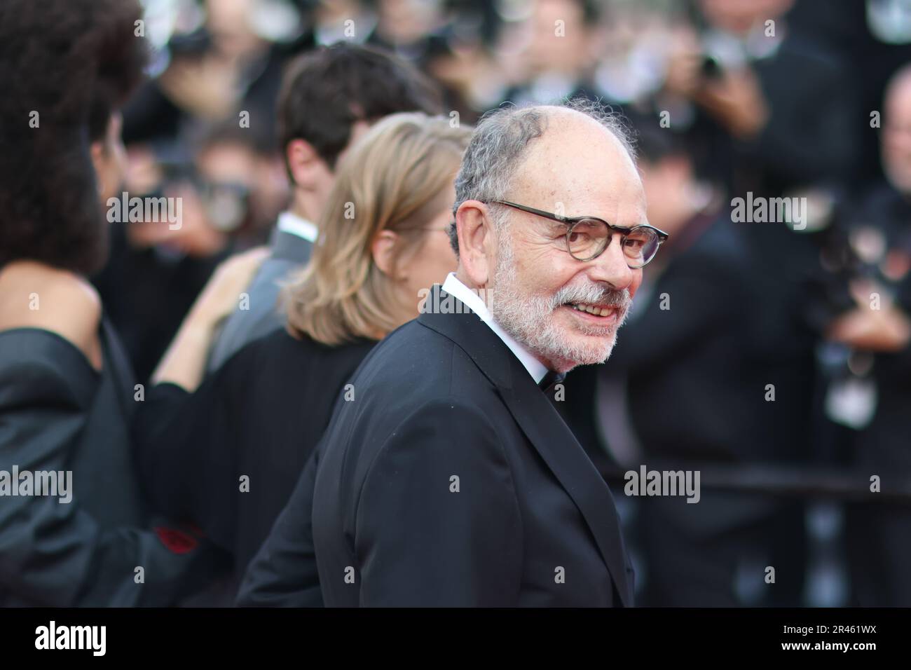 Cannes, France. 22nd May, 2023. Cannes, France 22. May 2023; Jean-Pierre Darroussin attends the 'Club Zero' red carpet during the 76th annual Cannes film festival at Palais des Festivals on May 22, 2023 in Cannes, France, picture and copyright Thierry CARPICO/ATP images (CARPICO Thierry/ATP/SPP) Credit: SPP Sport Press Photo. /Alamy Live News Stock Photo