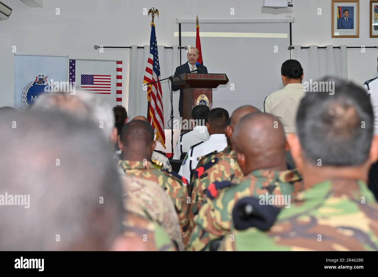 Ambassador Henry Jardine The U S Ambassador To Mauritius And 