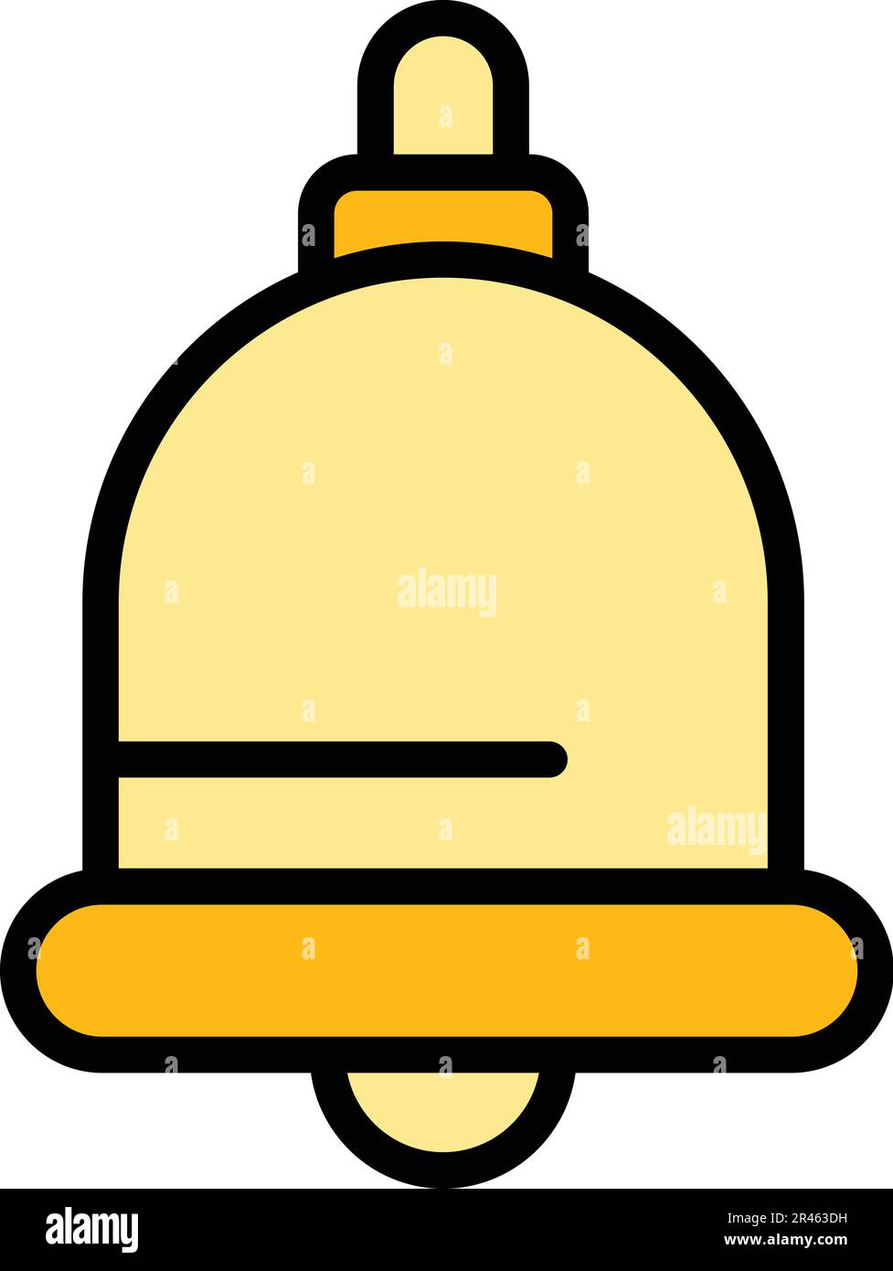 School bell icon. Outline School bell vector icon for web design ...