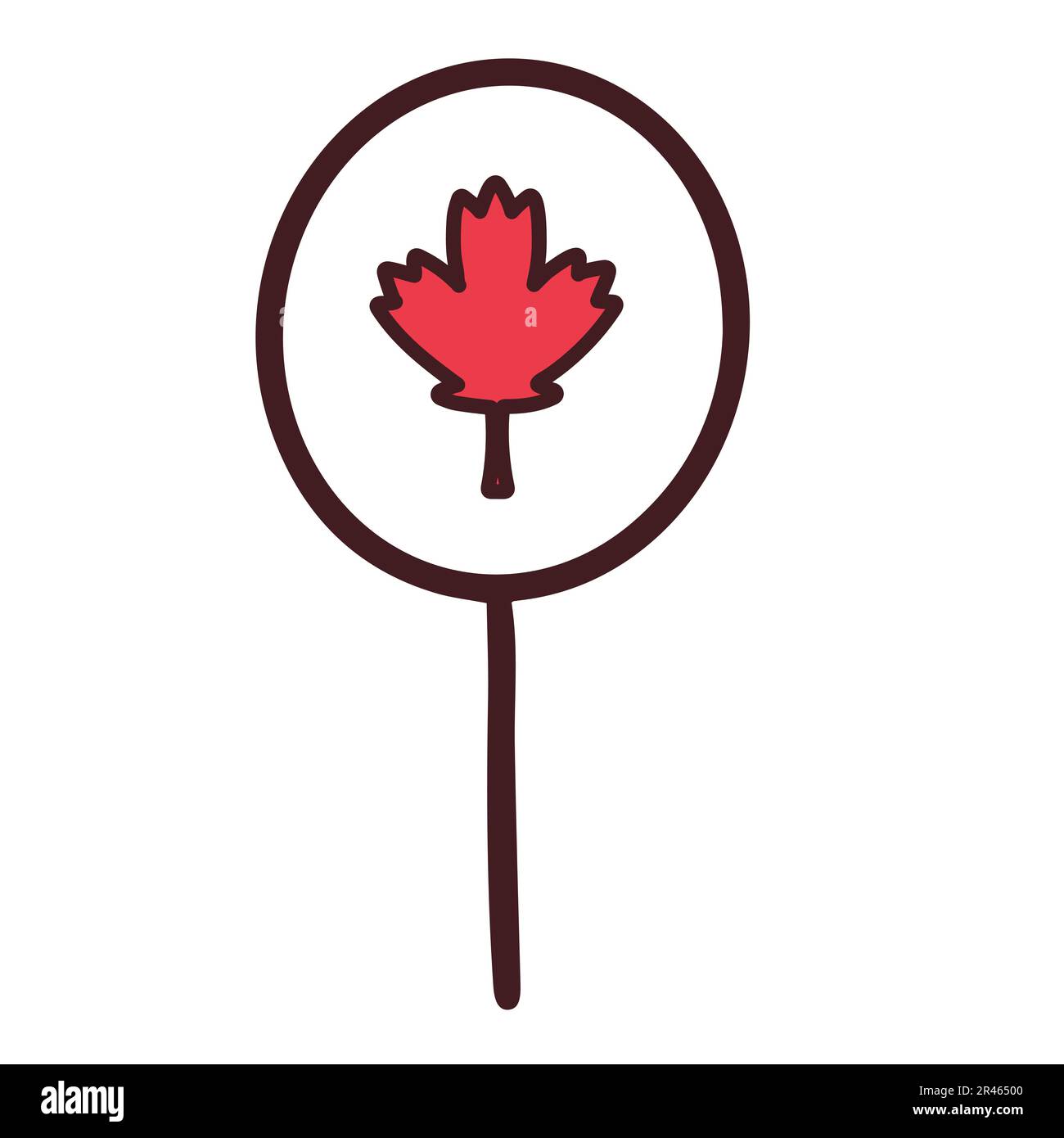 Maple Leaf Lollipop