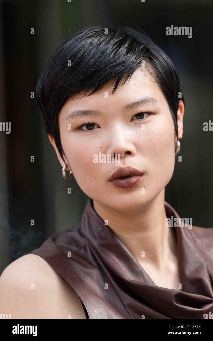 London, UK. 18th May, 2023. Model Kayako Higuchi arrives for the