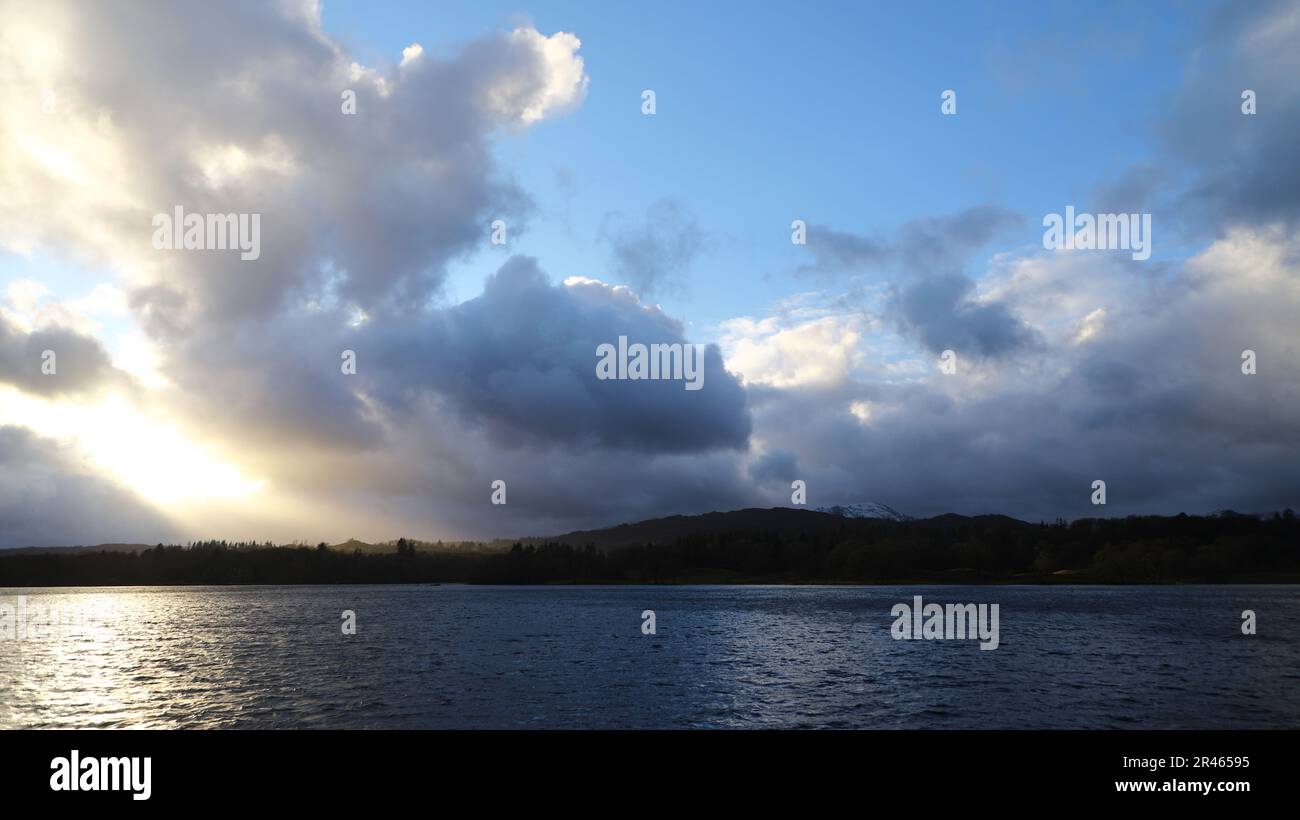 This photo captures a serene ocean scene in Windermere Stock Photo Alamy