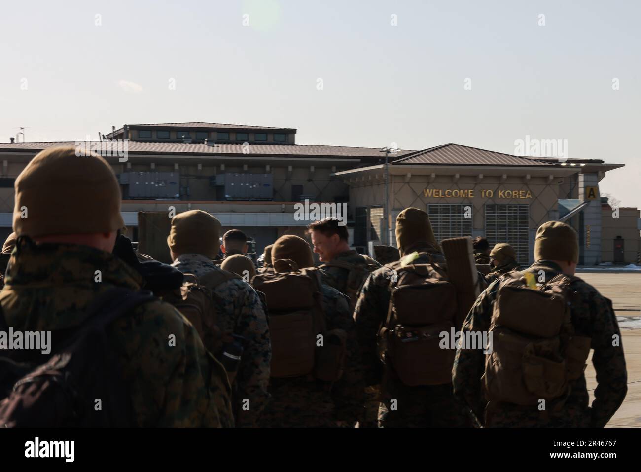 U.S. Marines with III Marine Expeditionary Force Support Battalion, III ...
