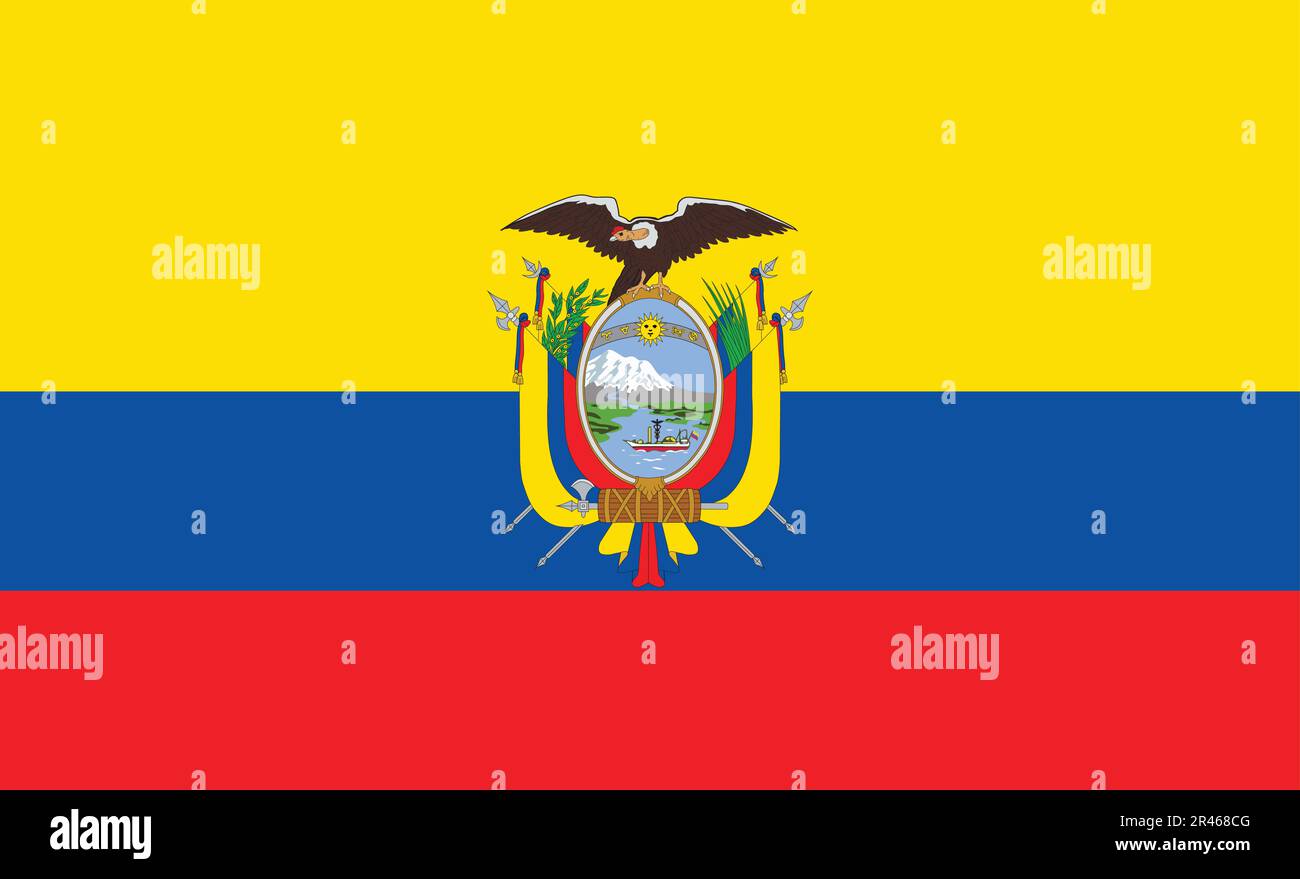ecuador-flag-design-stock-vector-image-art-alamy