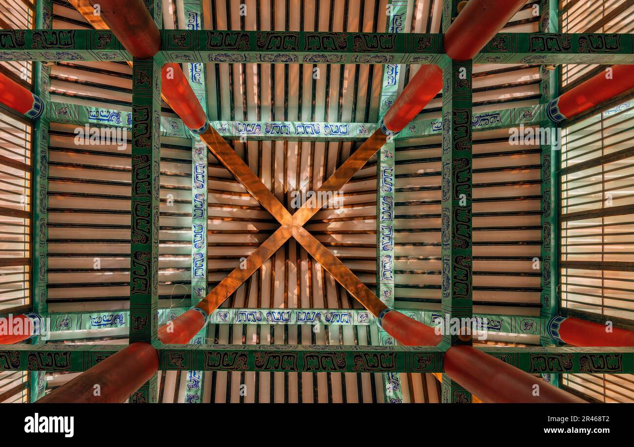 Chinese timber frame hi-res stock photography and images - Alamy