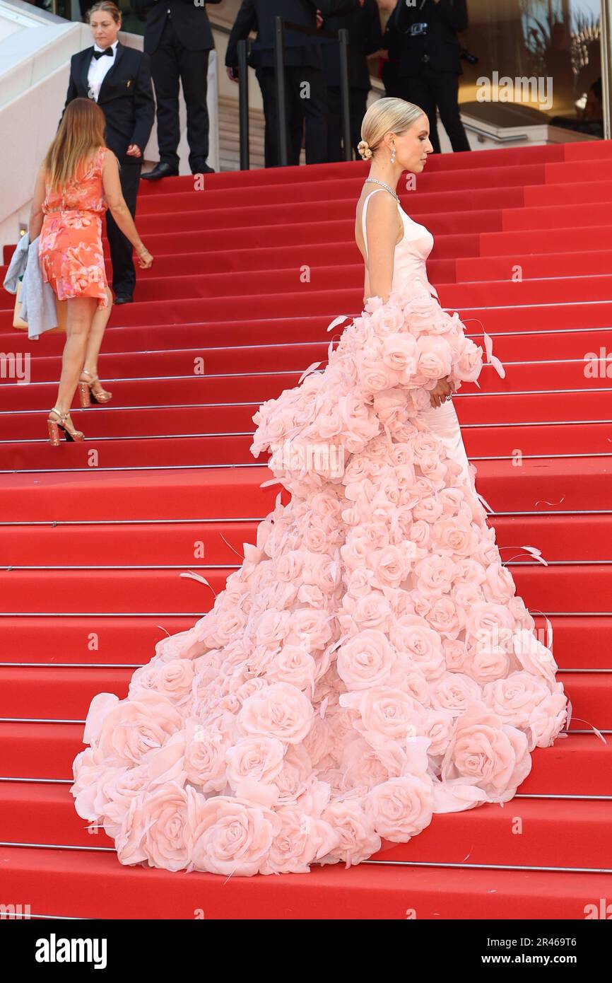 Cannes, France. 26th May, 2023. Cannes, France 23. May 2023; Leonie Hanne attends the 'The Zone Of Interest' red carpet during the 76th annual Cannes film festival at Palais des Festivals on May 19, 2023 in Cannes, France, picture and copyright Thierry CARPICO/ATP images (CARPICO Thierry/ATP/SPP) Credit: SPP Sport Press Photo. /Alamy Live News Stock Photo