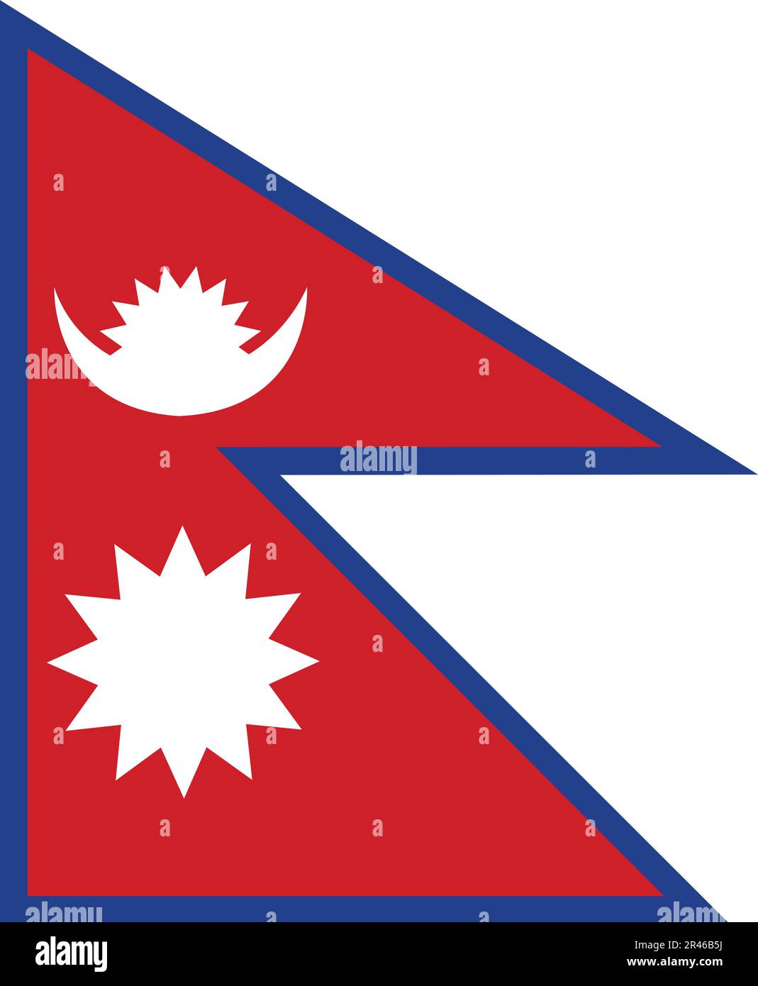 Nepal Flag Design Stock Vector Image & Art Alamy