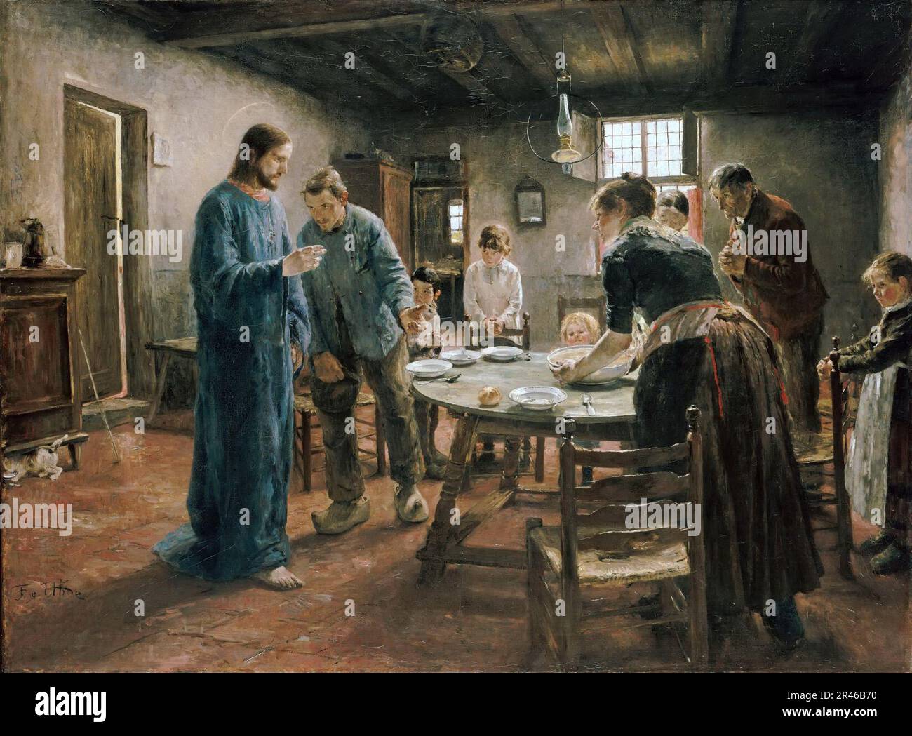 The mealtime prayer hi-res stock photography and images - Alamy
