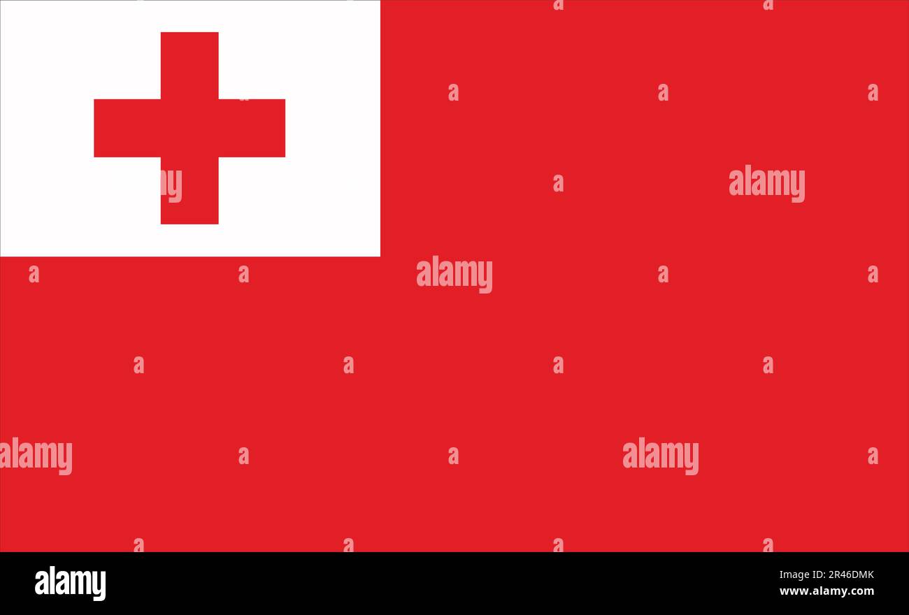 Tonga Flag Design Stock Vector Image & Art Alamy