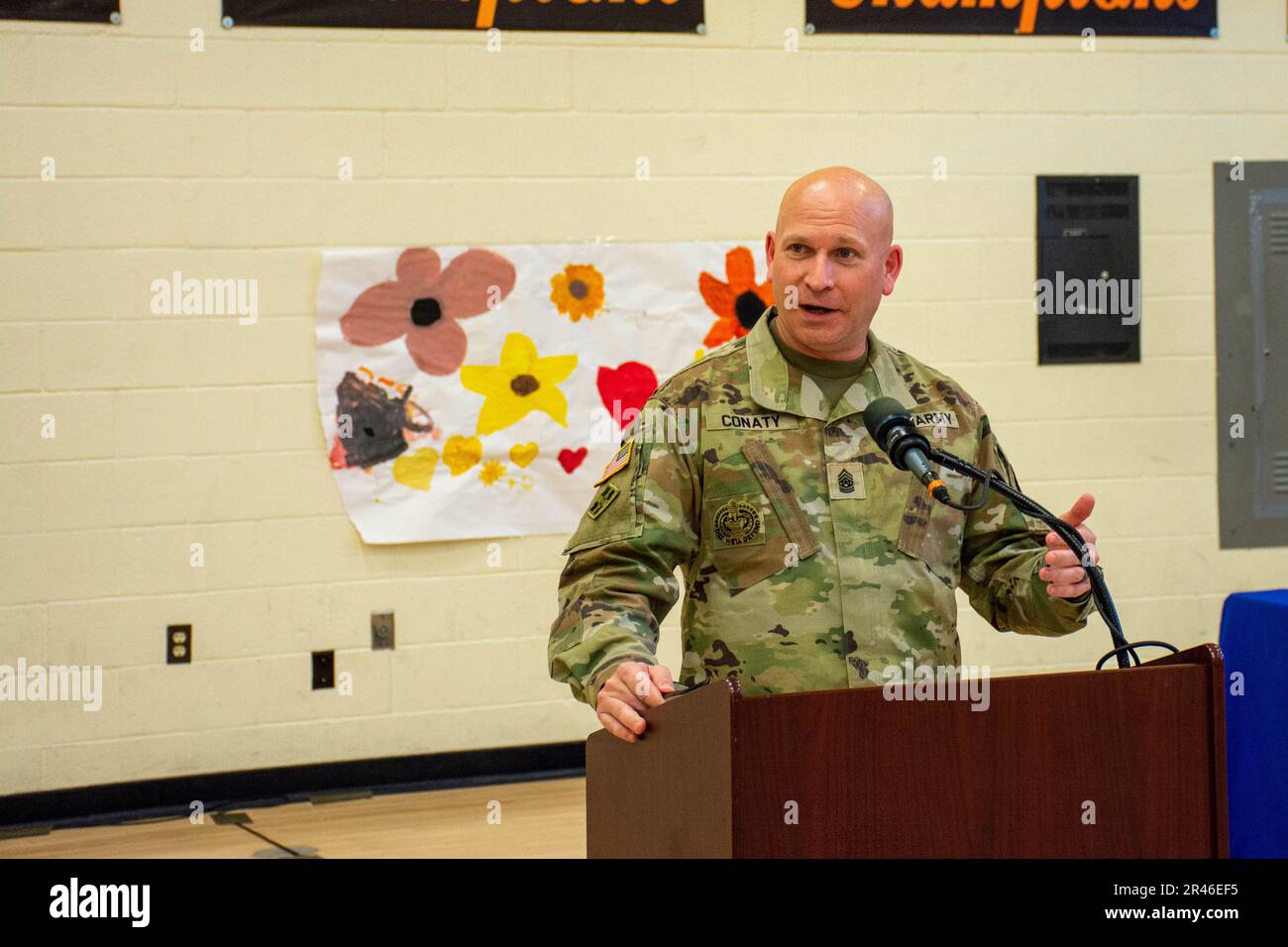 Command Sgt. Maj. Michael Conaty, command sergeant major