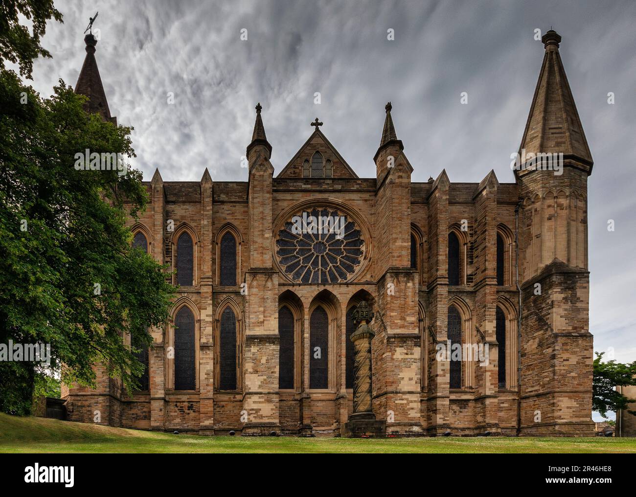 The Rose Window, Durham Cathedral. Durham is a city in northeast