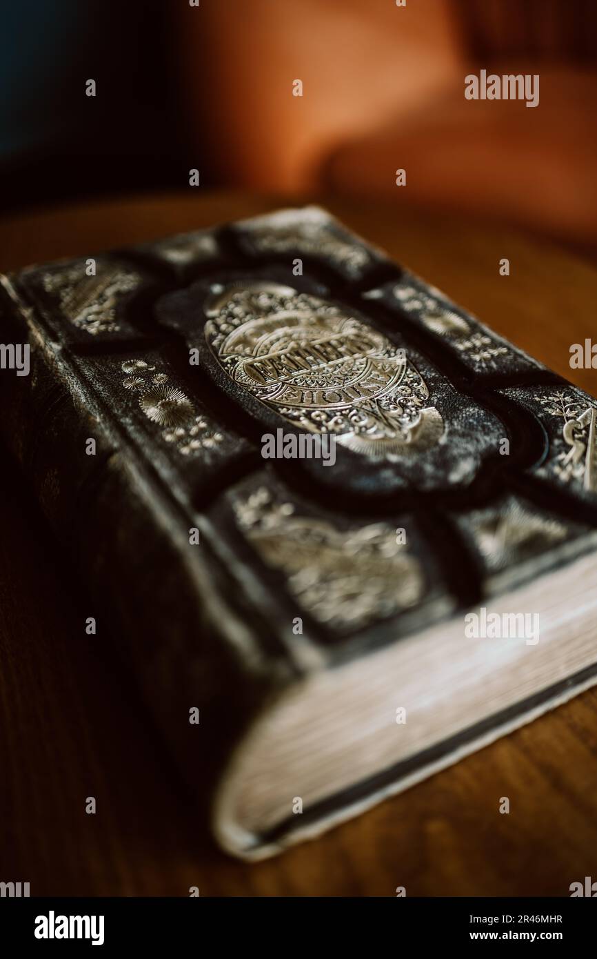 A book over 100 years old. Stock Photo