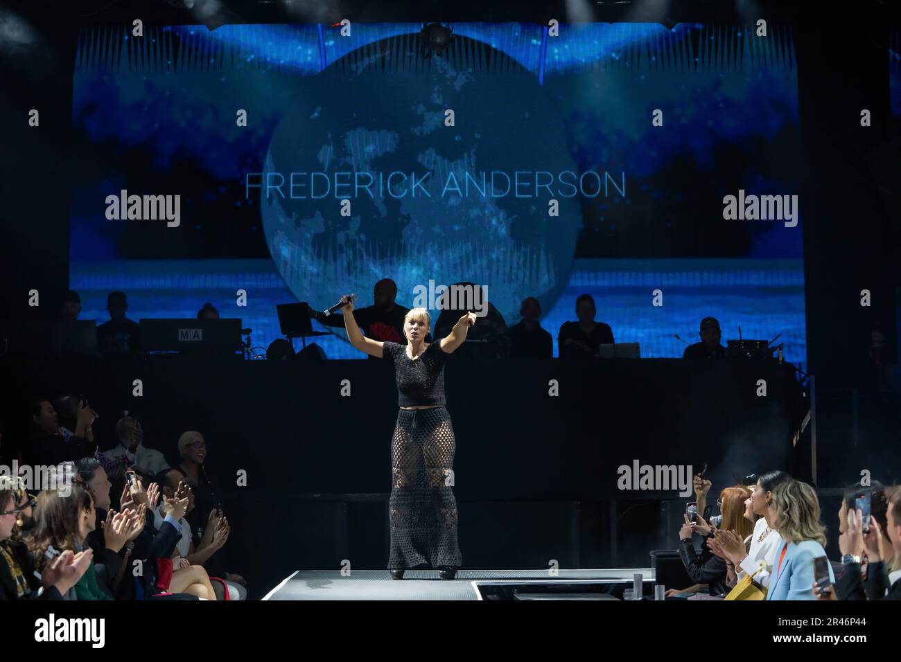 Natasha Bedingfield performs at Frederick Anderson Resort 2024 Fashion