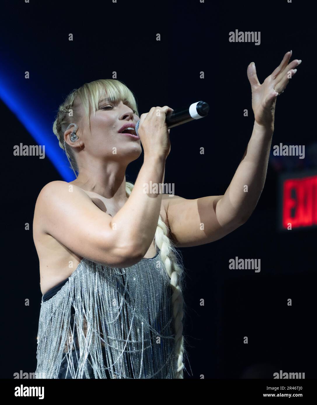 Natasha Bedingfield performs at Frederick Anderson Resort 2024 Fashion