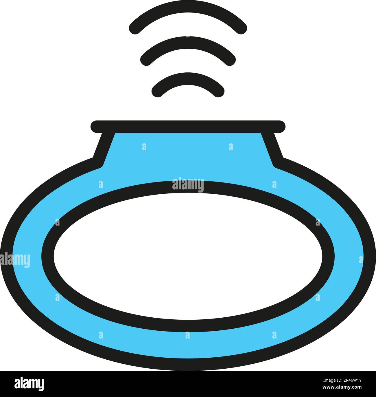 Fitness tracker icon. Outline Fitness tracker vector icon for web ...