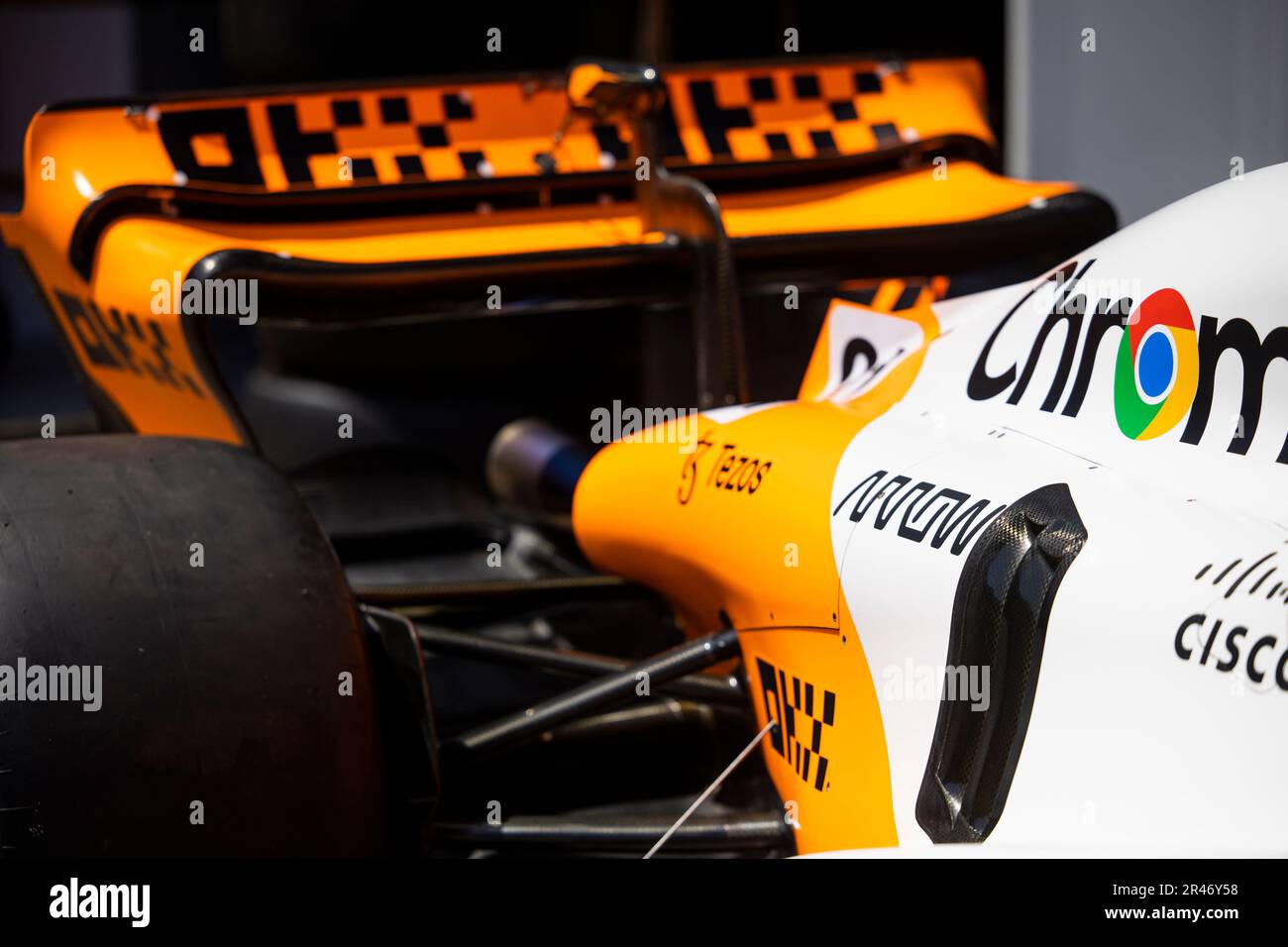 McLaren F1 Team MCL60, mechanical detail sidepods during the Formula 1 ...