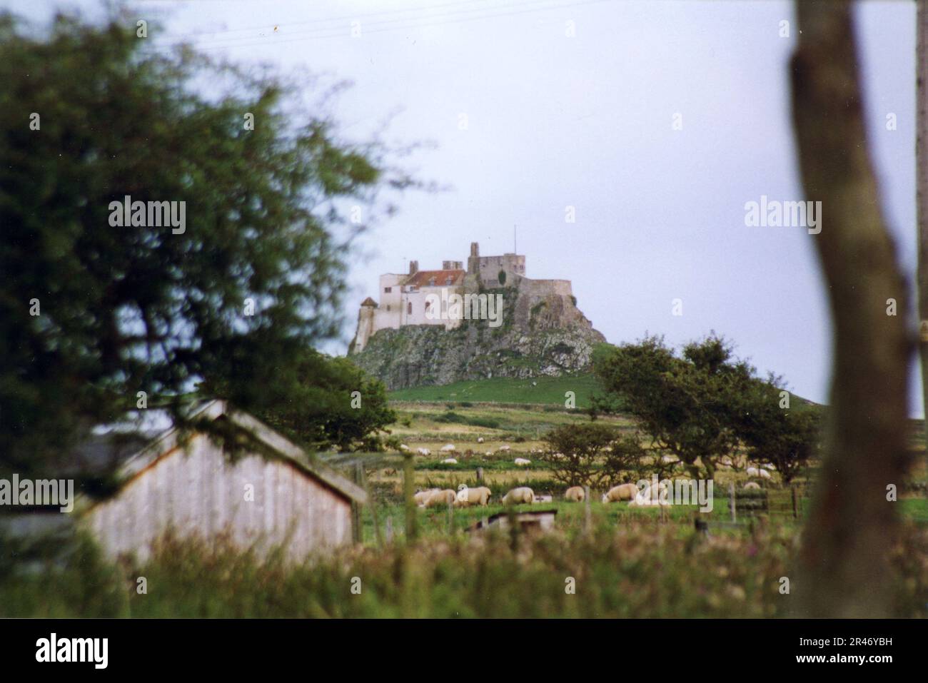 Lindisfarne, Holy Island in Northumberland Stock Photo