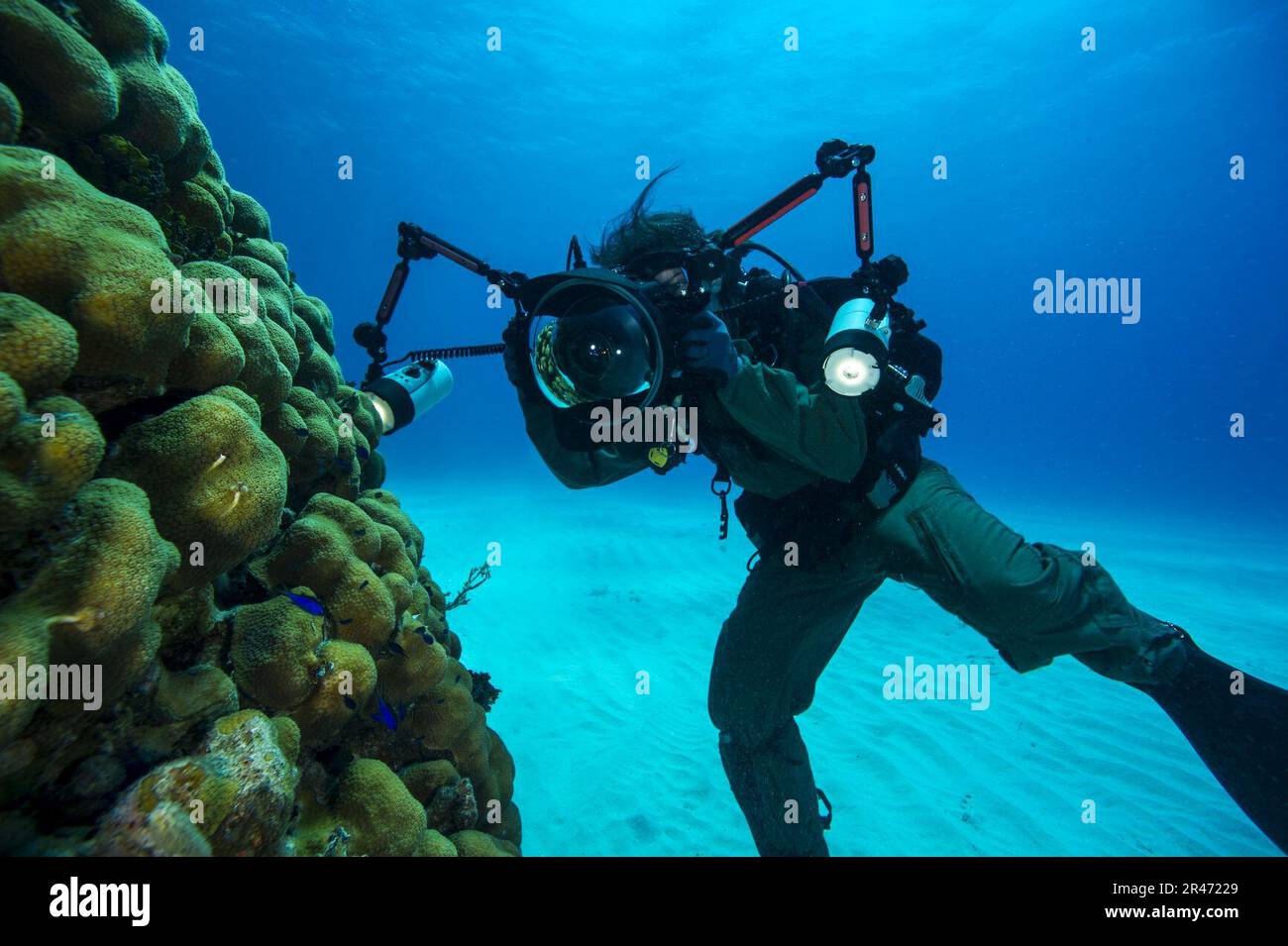 Underwater photography training 130418 Stock Photo Alamy